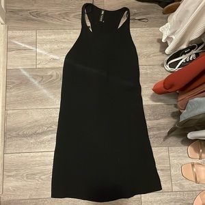 Zara mini dress dress with razor back twist back